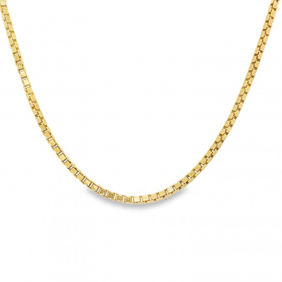 Pre Owned 9ct Box Chain ZB685